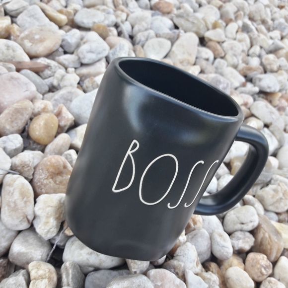 BOSS Mug Rae Dunn Ceramic Coffee Cup Gift Idea Farmhouse Boho Home Decor - Picture 7 of 8
